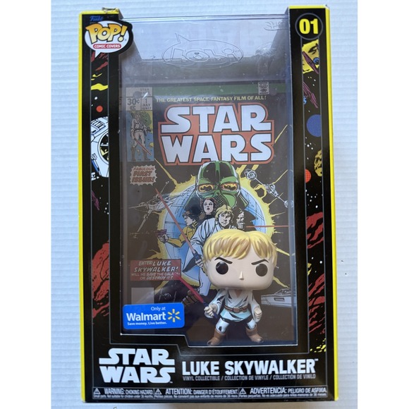 Funko Other - FUNKI POP! Star Wars - Luke Skywalker Walmart Comic Book Cover Sealed Case - NEW
